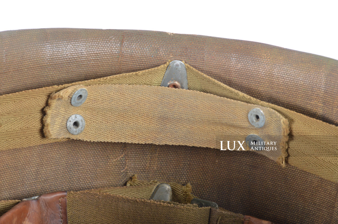 Early USM1 fixed bale battle damaged helmet set, « Saint-Clair » - photo 42