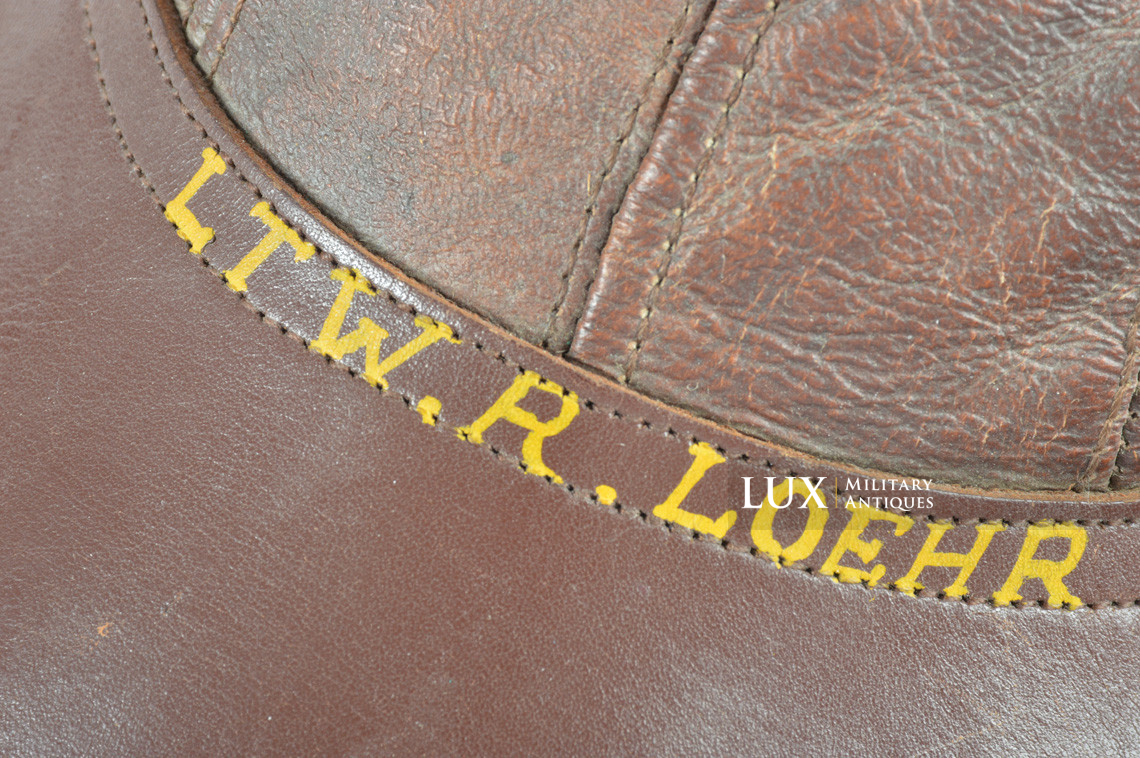 US B-2 USAAF flying cap winter, « named » - photo 15