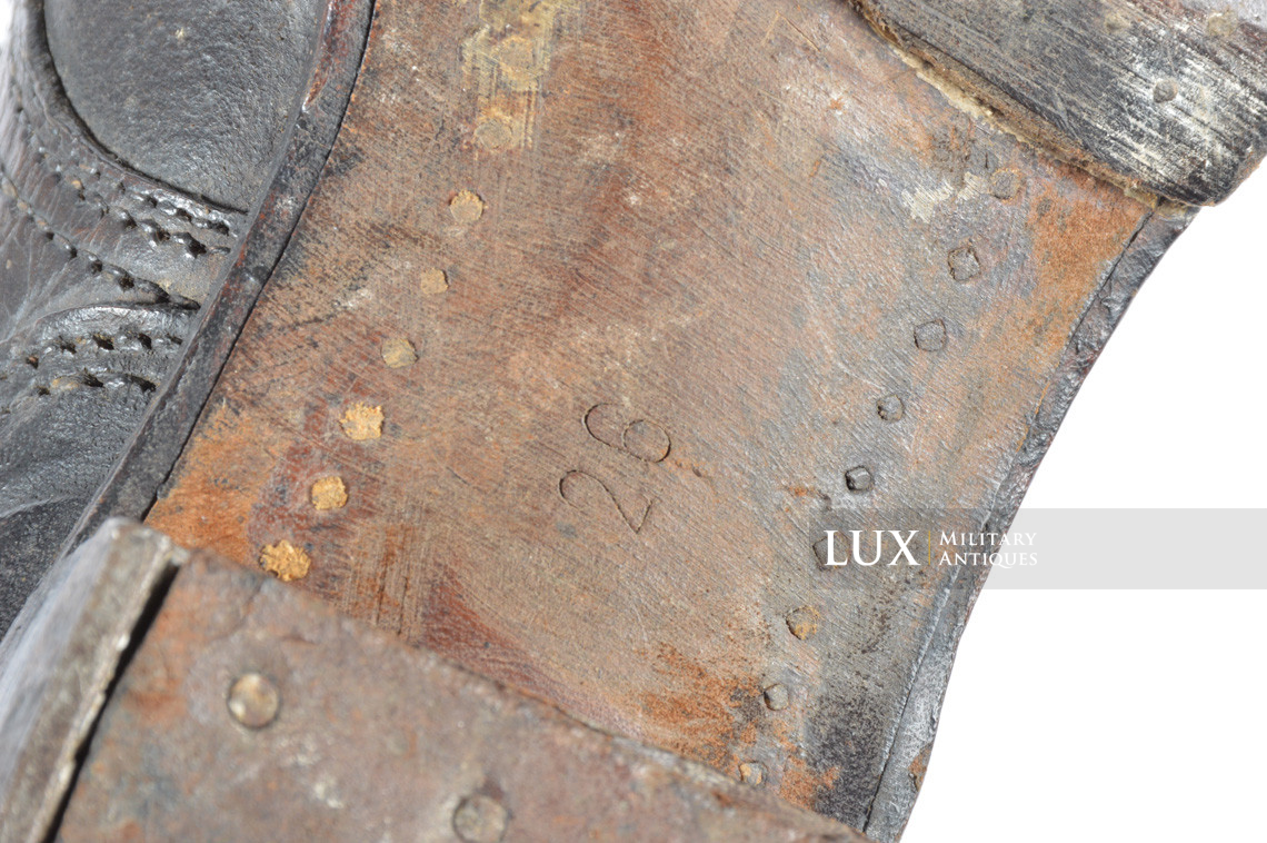 Late-war German low ankle boots - photo 18
