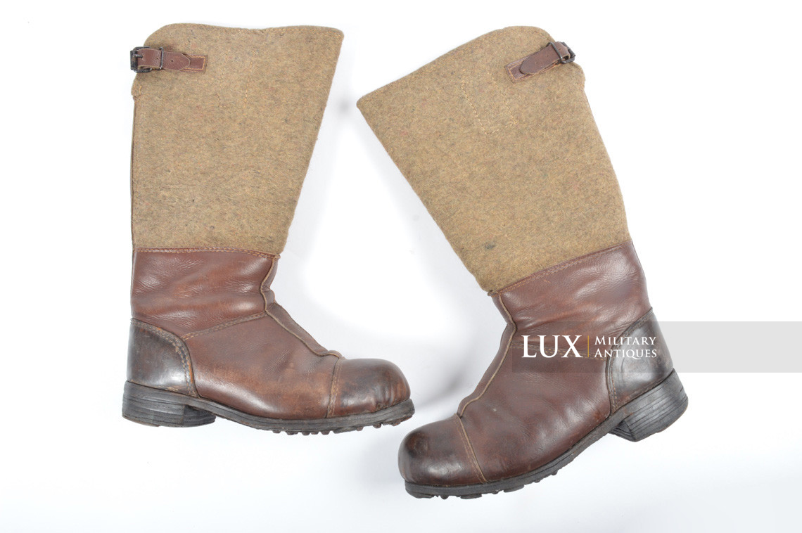 German late-war brown winter combat boots, « RBNr » - photo 4