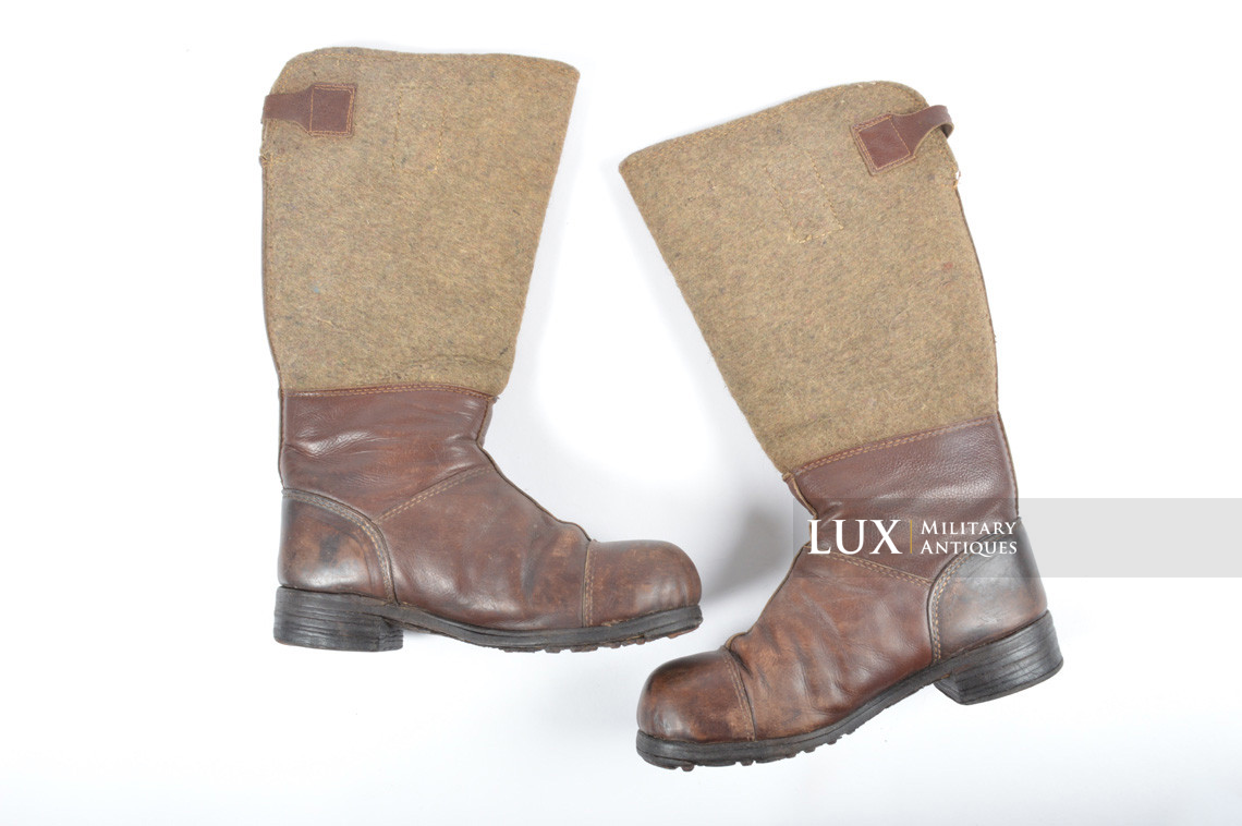 German late-war brown winter combat boots, « RBNr » - photo 7