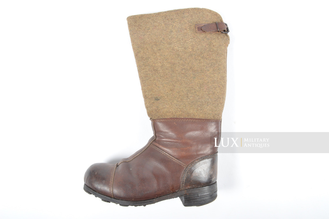 German late-war brown winter combat boots, « RBNr » - photo 8