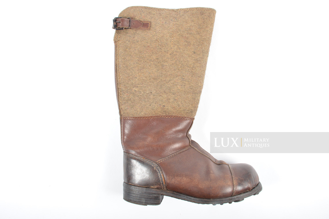 German late-war brown winter combat boots, « RBNr » - photo 19