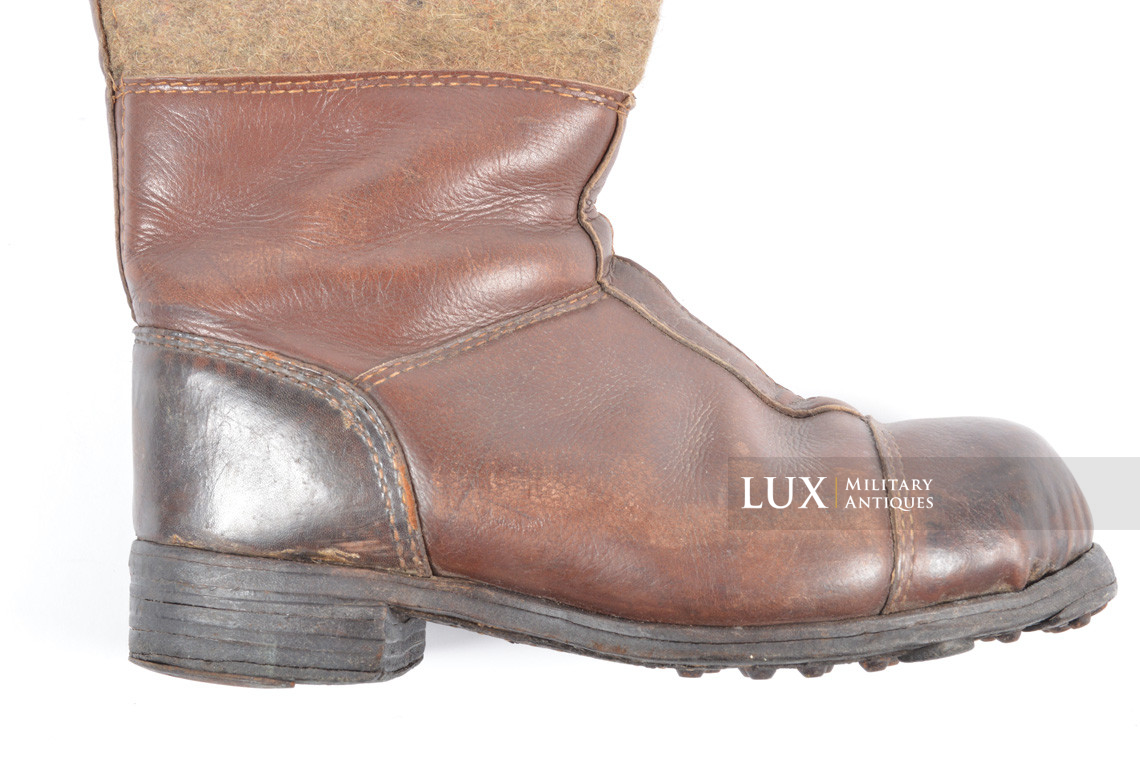 German late-war brown winter combat boots, « RBNr » - photo 21