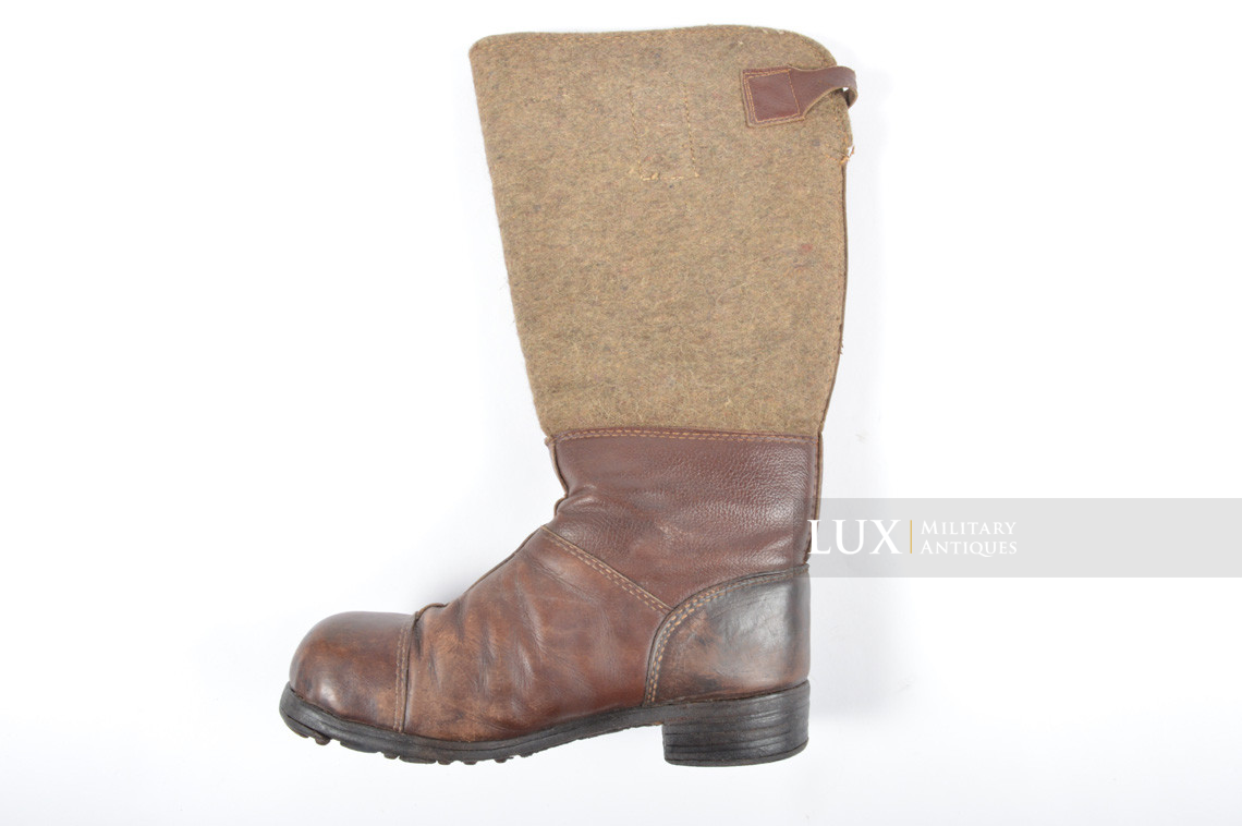 German late-war brown winter combat boots, « RBNr » - photo 22