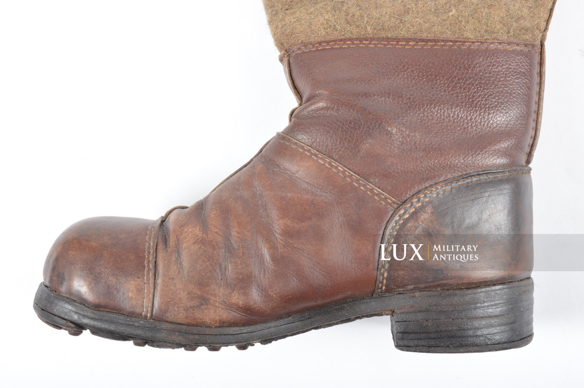 German late-war brown winter combat boots, « RBNr » - photo 24