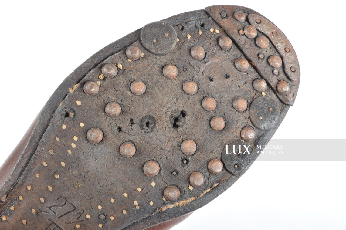 German late-war brown winter combat boots, « RBNr » - photo 26