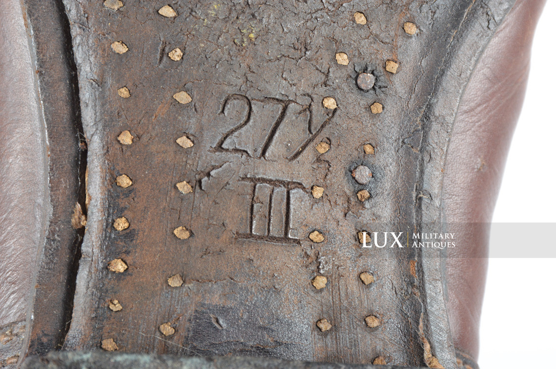 German late-war brown winter combat boots, « RBNr » - photo 27