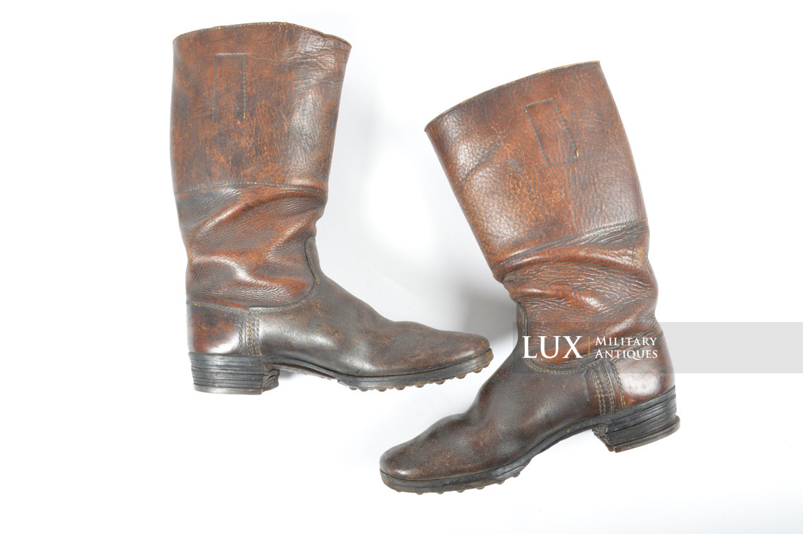 Bottes allemandes milieu de guerre pour la troupe, « Rieker 1942 » - photo 7