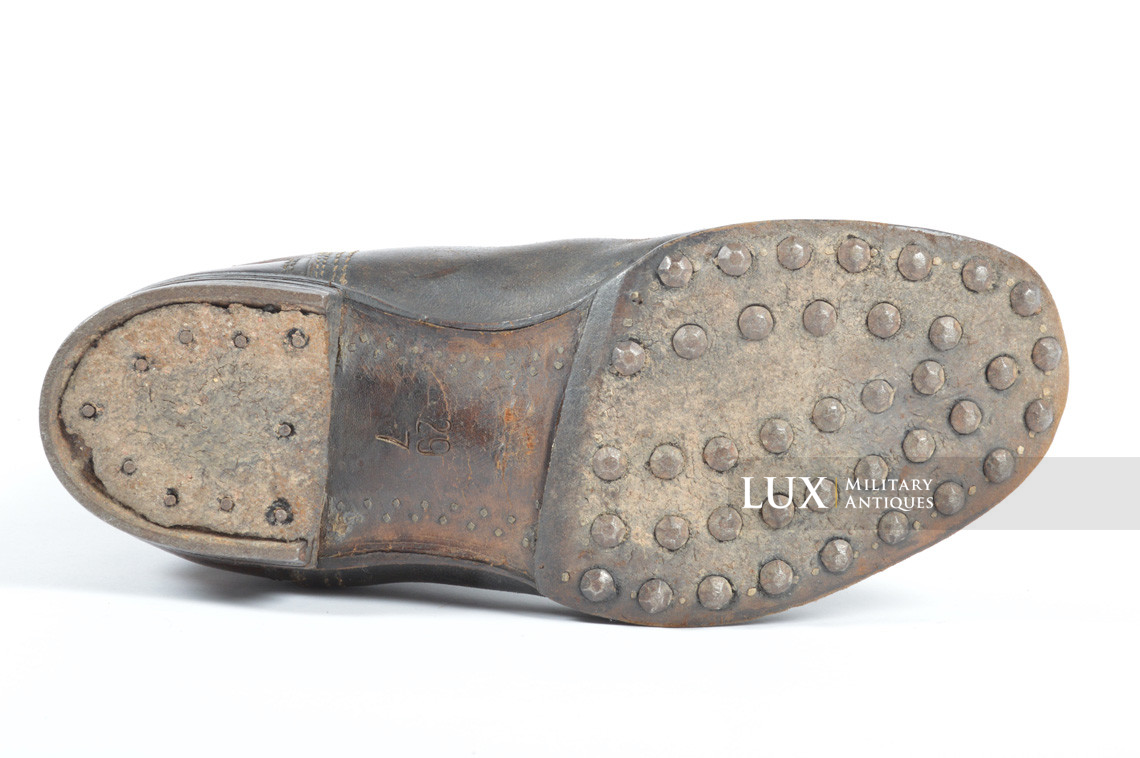 Bottes allemandes milieu de guerre pour la troupe, « Rieker 1942 » - photo 16