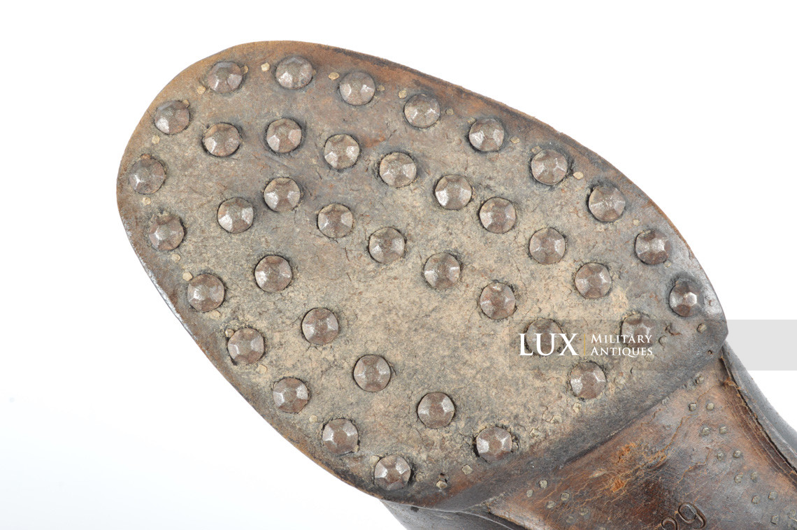 Bottes allemandes milieu de guerre pour la troupe, « Rieker 1942 » - photo 17