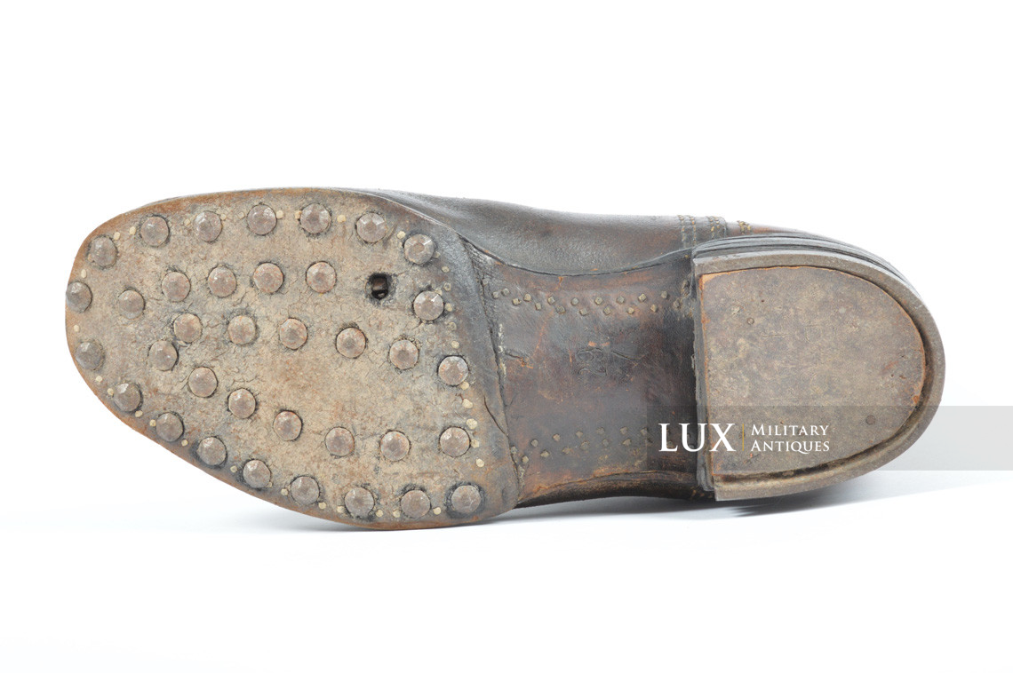 Bottes allemandes milieu de guerre pour la troupe, « Rieker 1942 » - photo 30