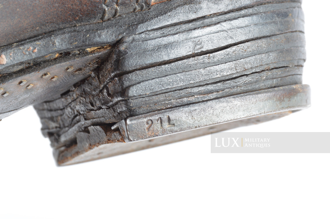 Bottes allemandes milieu de guerre pour la troupe, « Rieker 1942 » - photo 34