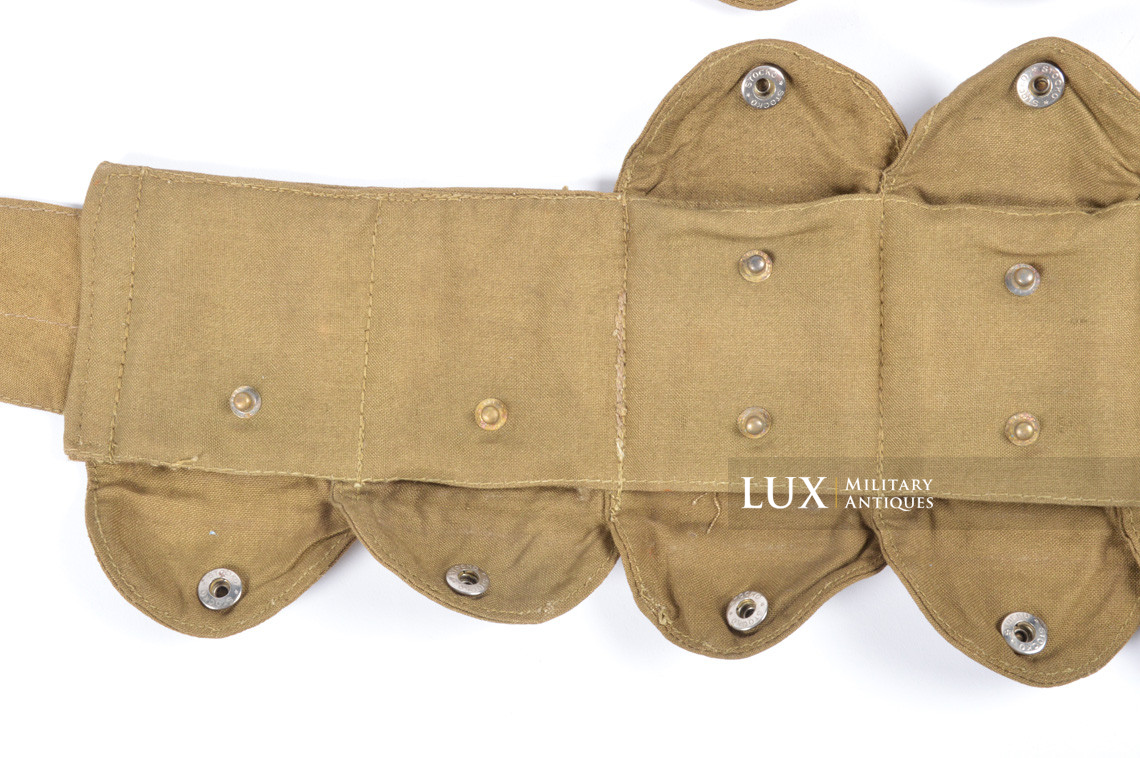 Late-war paratrooper's k98 tan ammunition bandoleer, « 1944 » - photo 13