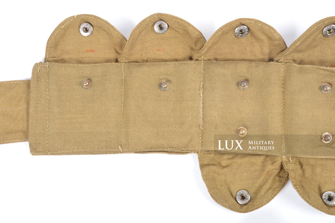 Late-war paratrooper's k98 tan ammunition bandoleer, « 1944 » - photo 14