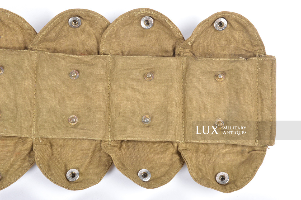 Late-war paratrooper's k98 tan ammunition bandoleer, « 1944 » - photo 15
