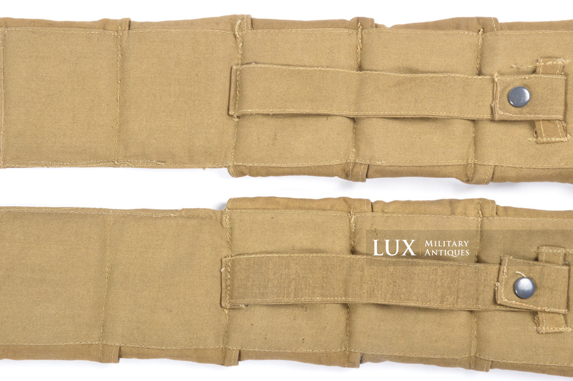 Late-war paratrooper's k98 tan ammunition bandoleer, « 1944 » - photo 18