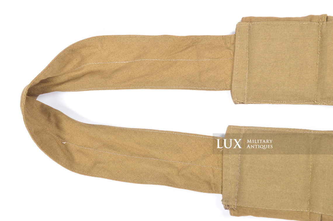 Late-war paratrooper's k98 tan ammunition bandoleer, « 1944 » - photo 19