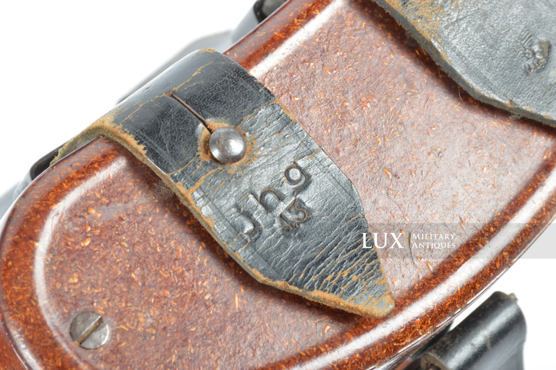 German 6x30 red bakelite binoculars storage case, « jhg43 » - photo 10