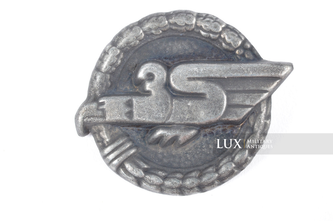 Insigne parachutiste allemand de casquette 3ème Fallschirmjäger Division, « Schimpf » - photo 4
