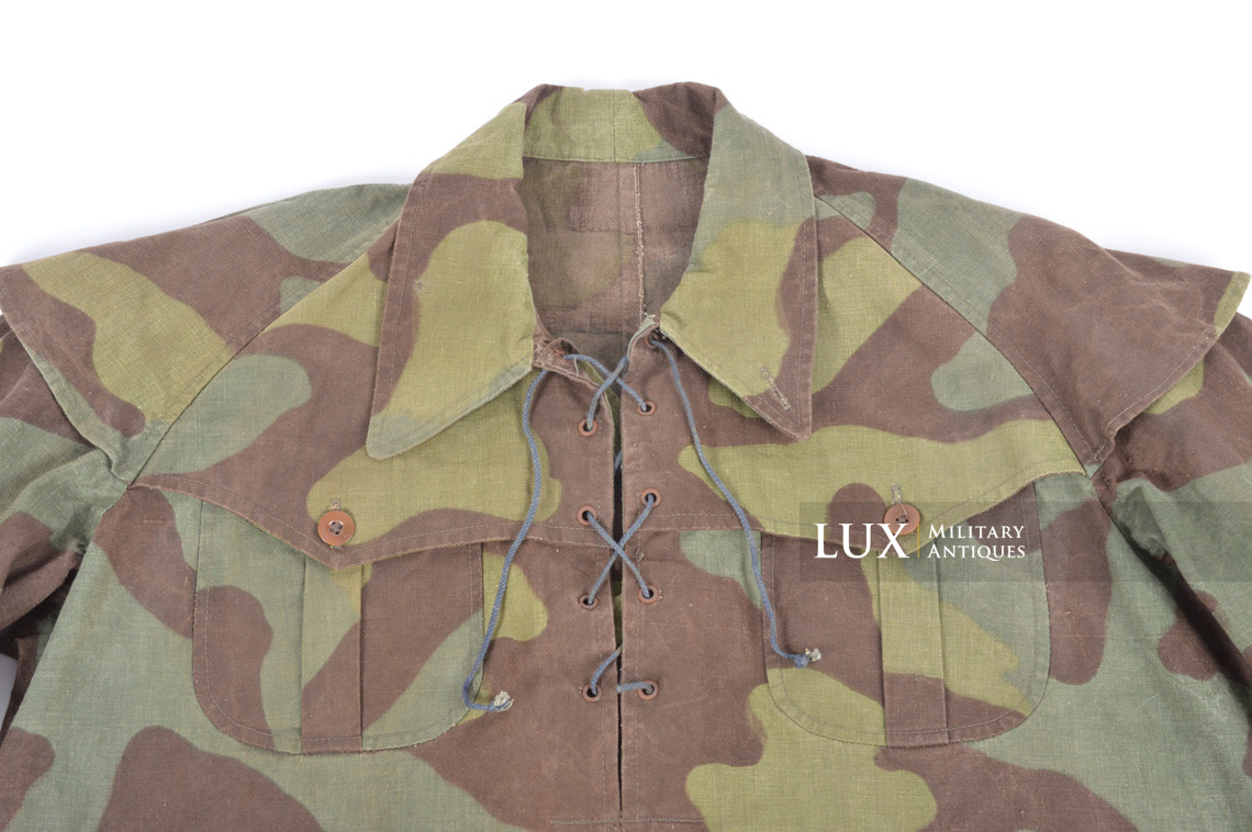 Rare blouse camouflée italienne, « X Mas RSI » - photo 10