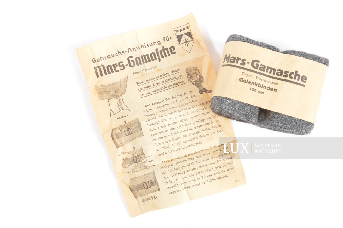 German Gebirgsjäger puttees, « Mars - Gamasche - photo 4