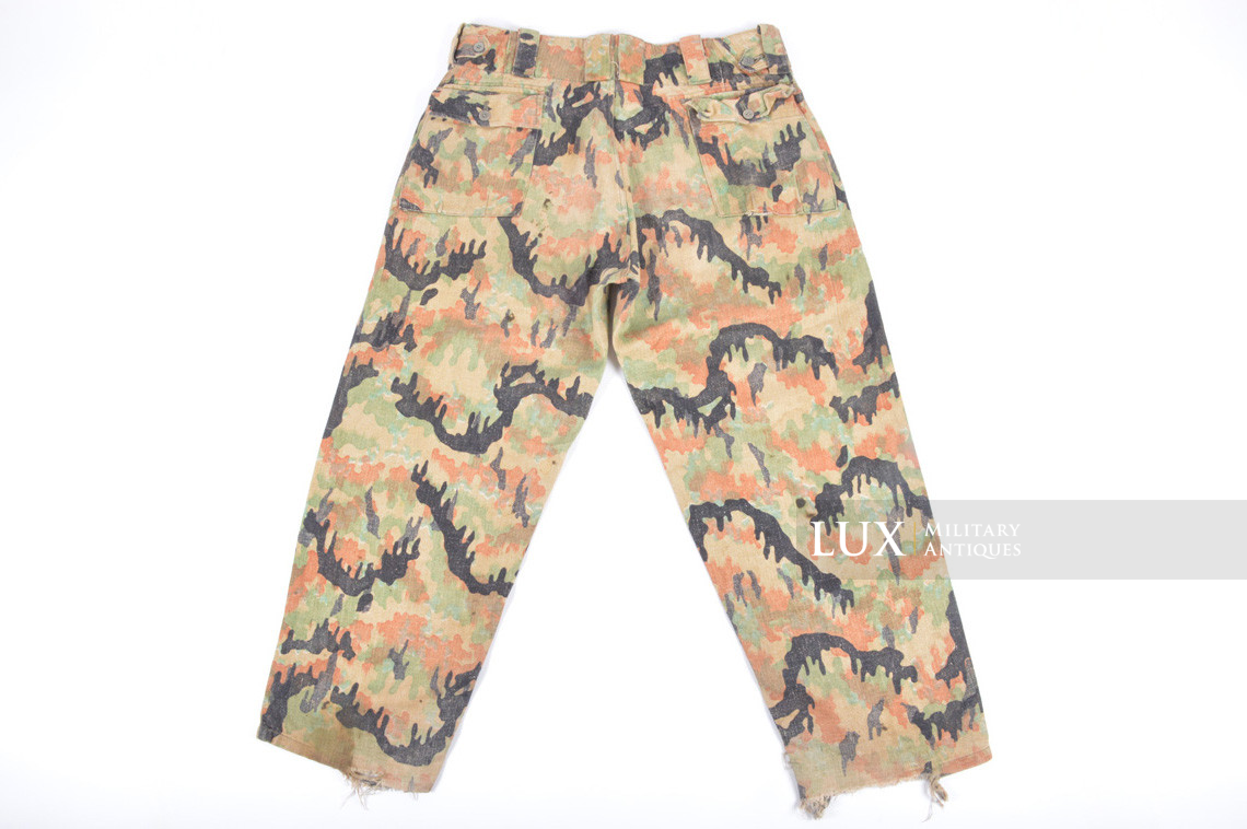 Very rare late war German M45 camouflage combat trousers, « Leibermuster » - photo 26