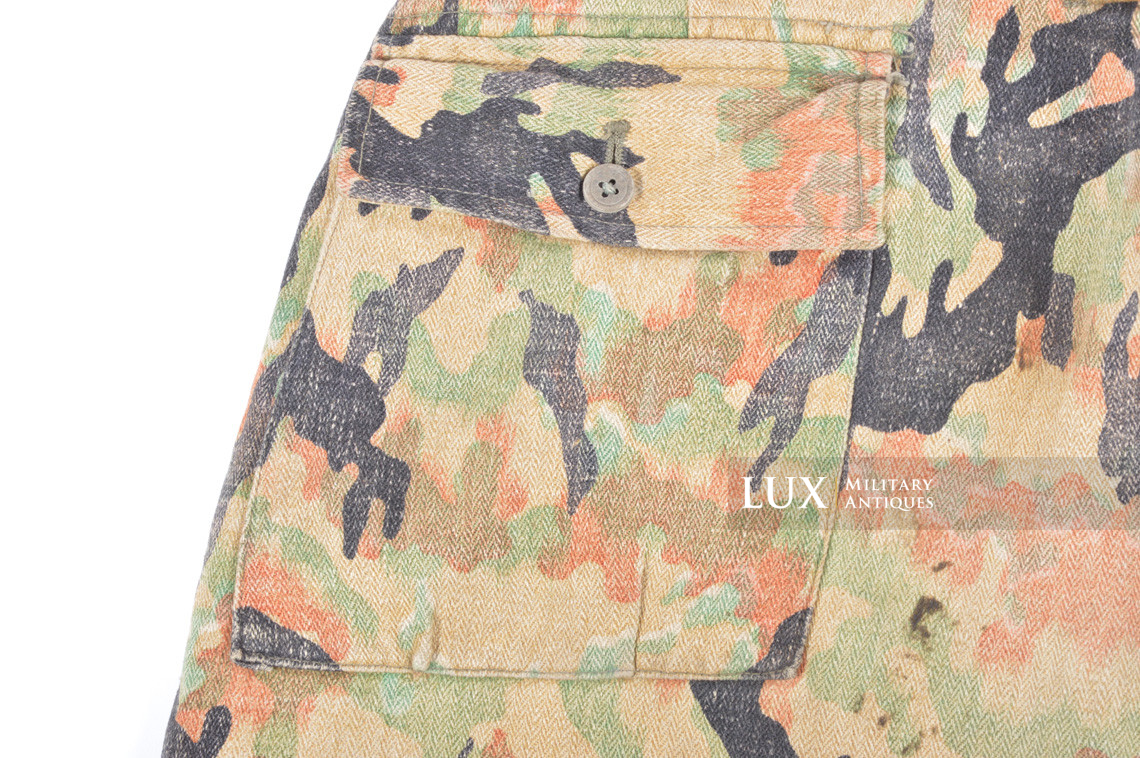 Very rare late war German M45 camouflage combat trousers, « Leibermuster » - photo 28