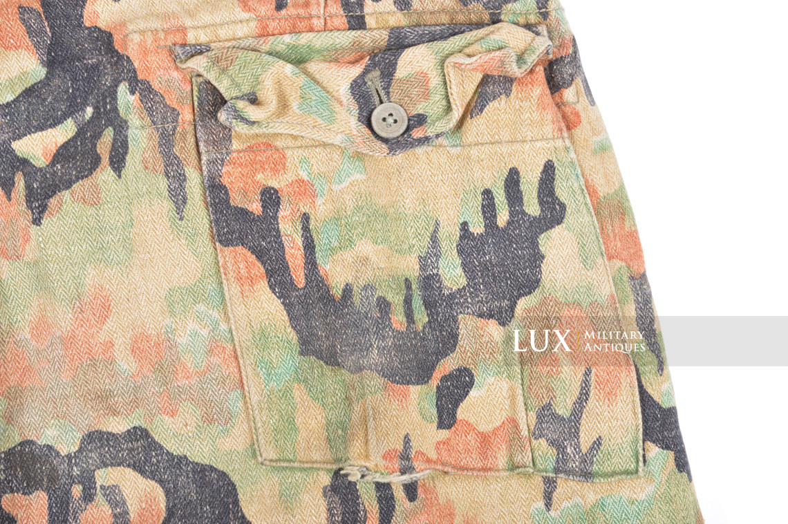 Très rare pantalon allemand fin de guerre camouflé, « Leibermuster » - photo 30