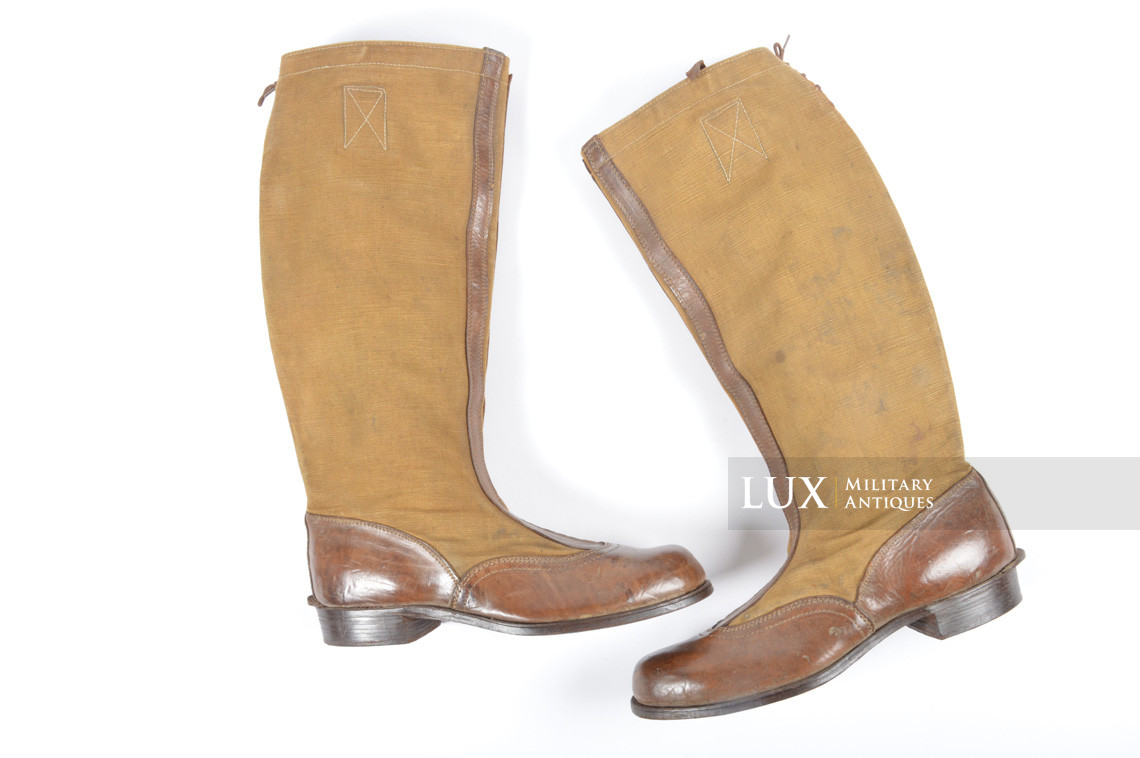 Waffen-SS tropical service issue high boots, « VA 104/41 SS » - photo 4