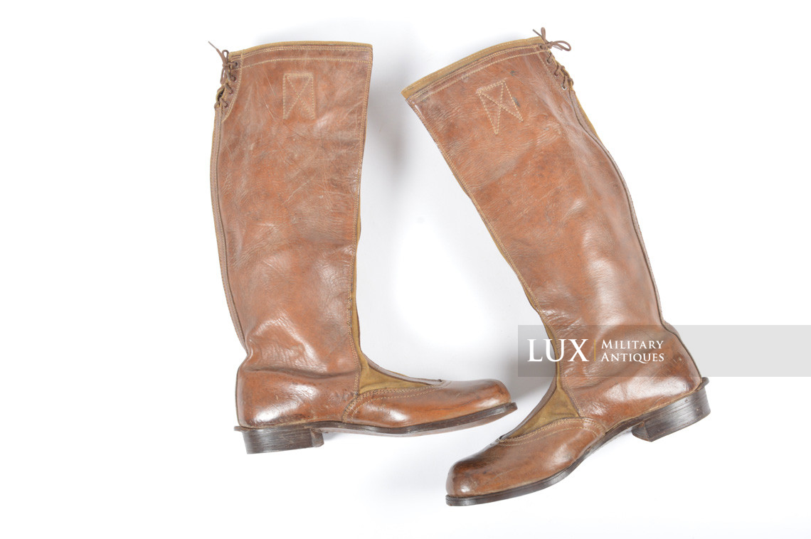 Waffen-SS tropical service issue high boots, « VA 104/41 SS » - photo 7
