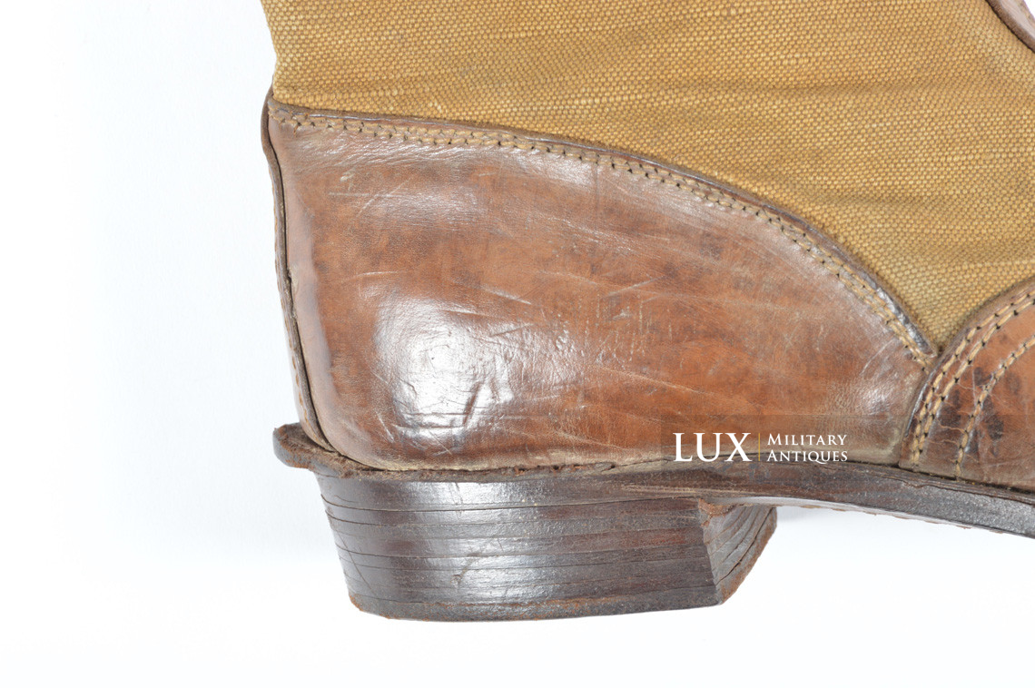 Waffen-SS tropical service issue high boots, « VA 104/41 SS » - photo 10