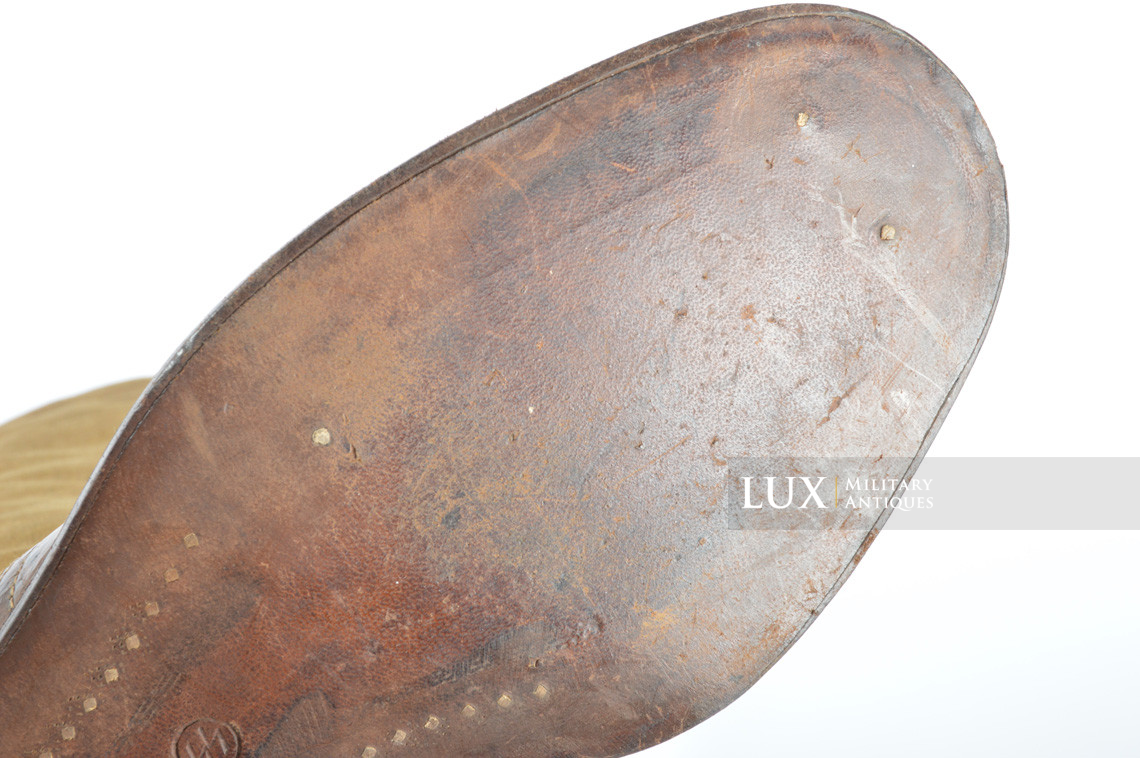 Waffen-SS tropical service issue high boots, « VA 104/41 SS » - photo 18