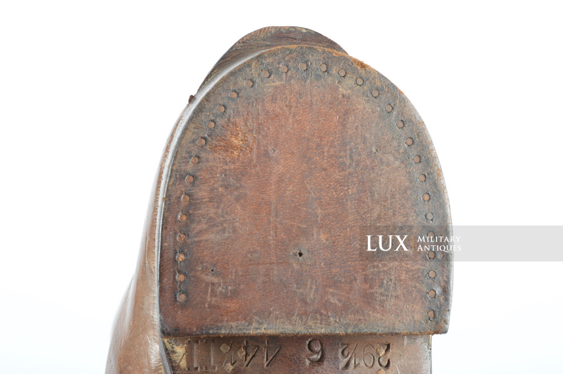 Waffen-SS tropical service issue high boots, « VA 104/41 SS » - photo 19