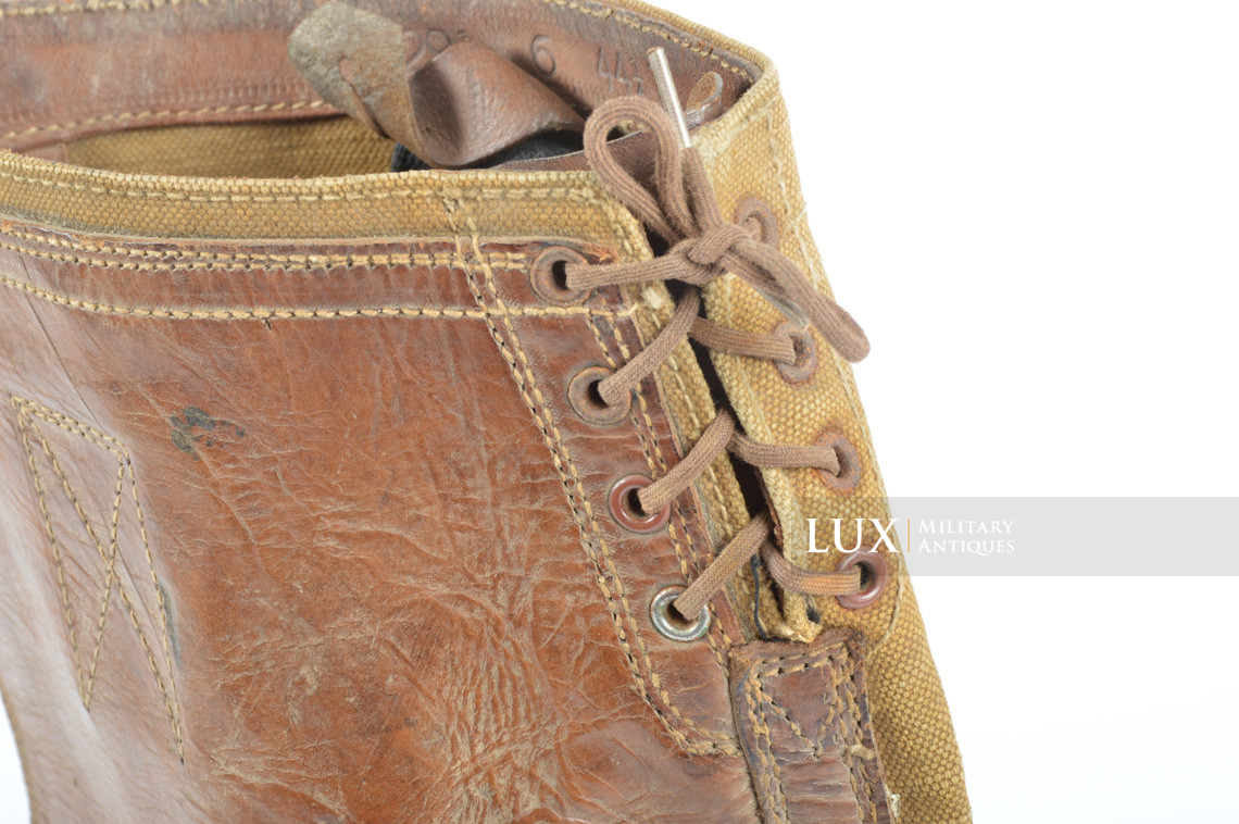 Waffen-SS tropical service issue high boots, « VA 104/41 SS » - photo 20