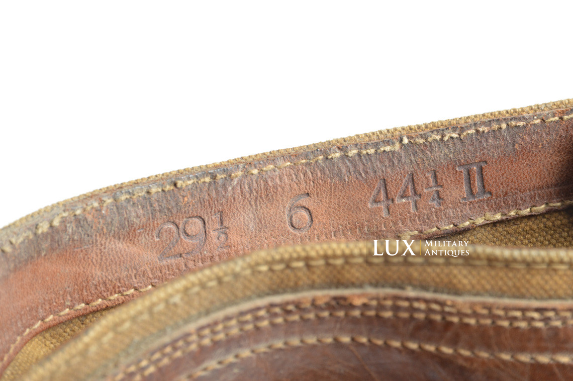 Waffen-SS tropical service issue high boots, « VA 104/41 SS » - photo 22