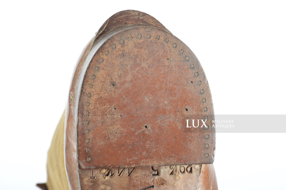 Waffen-SS tropical service issue high boots, « VA 104/41 SS » - photo 34