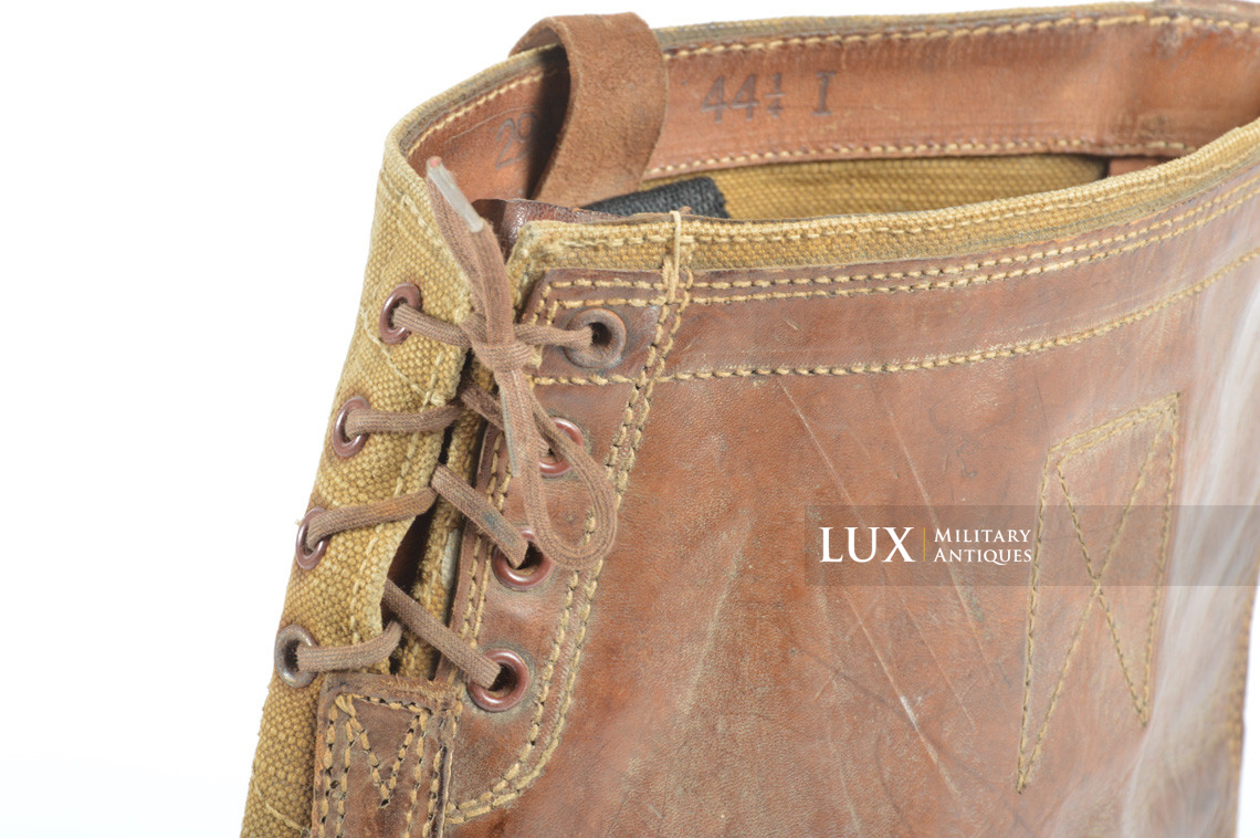 Waffen-SS tropical service issue high boots, « VA 104/41 SS » - photo 35