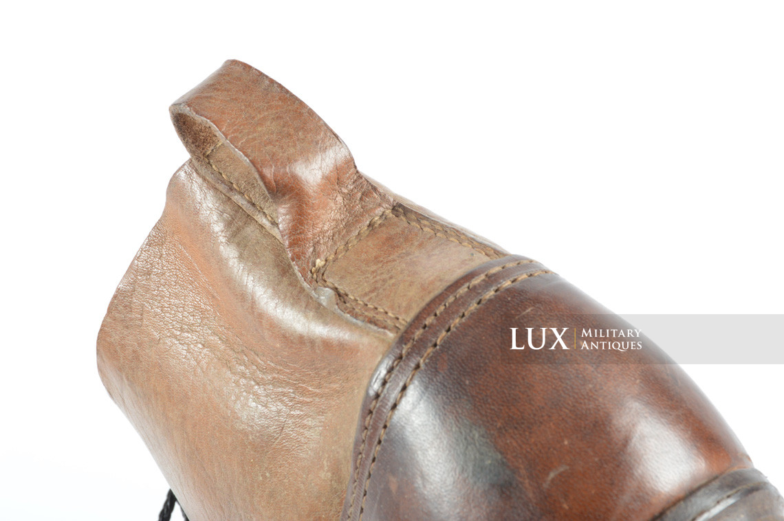 Unissued Waffen-SS mountain trooper’s ankle boots, « Wefsels » - photo 24
