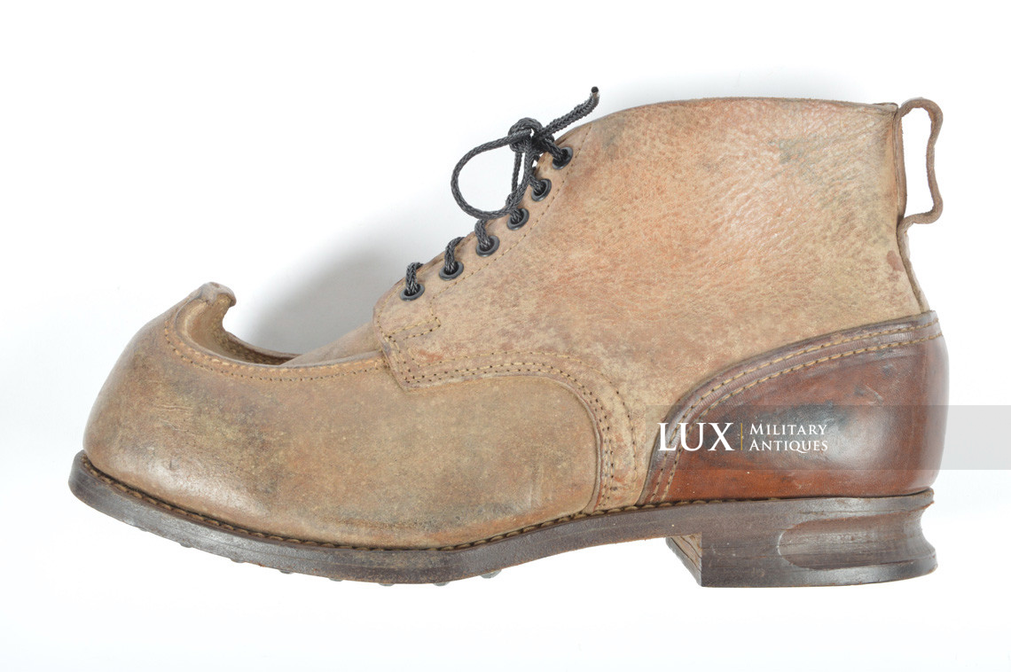 Unissued Waffen-SS mountain trooper’s ankle boots, « Wefsels » - photo 26