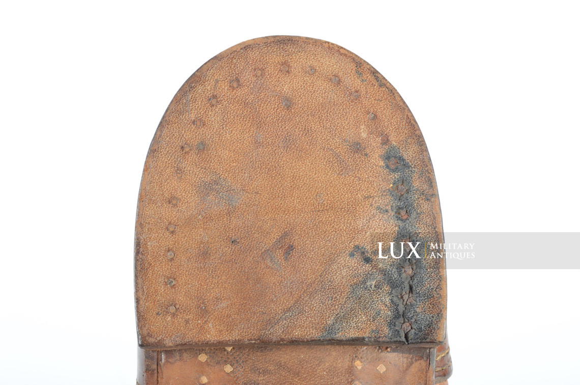 Unissued Waffen-SS mountain trooper’s ankle boots, « Wefsels » - photo 39