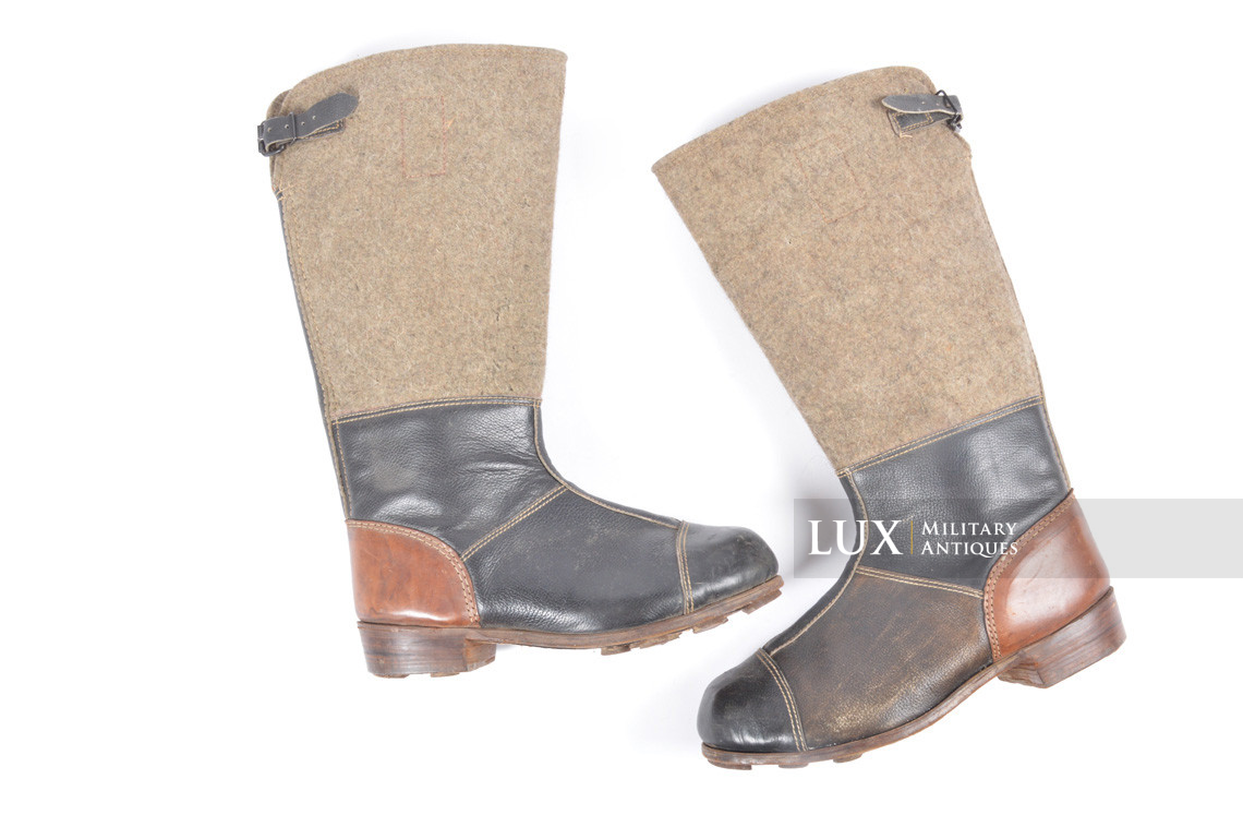 German late-war brown winter combat boots, « RBNr » - photo 4