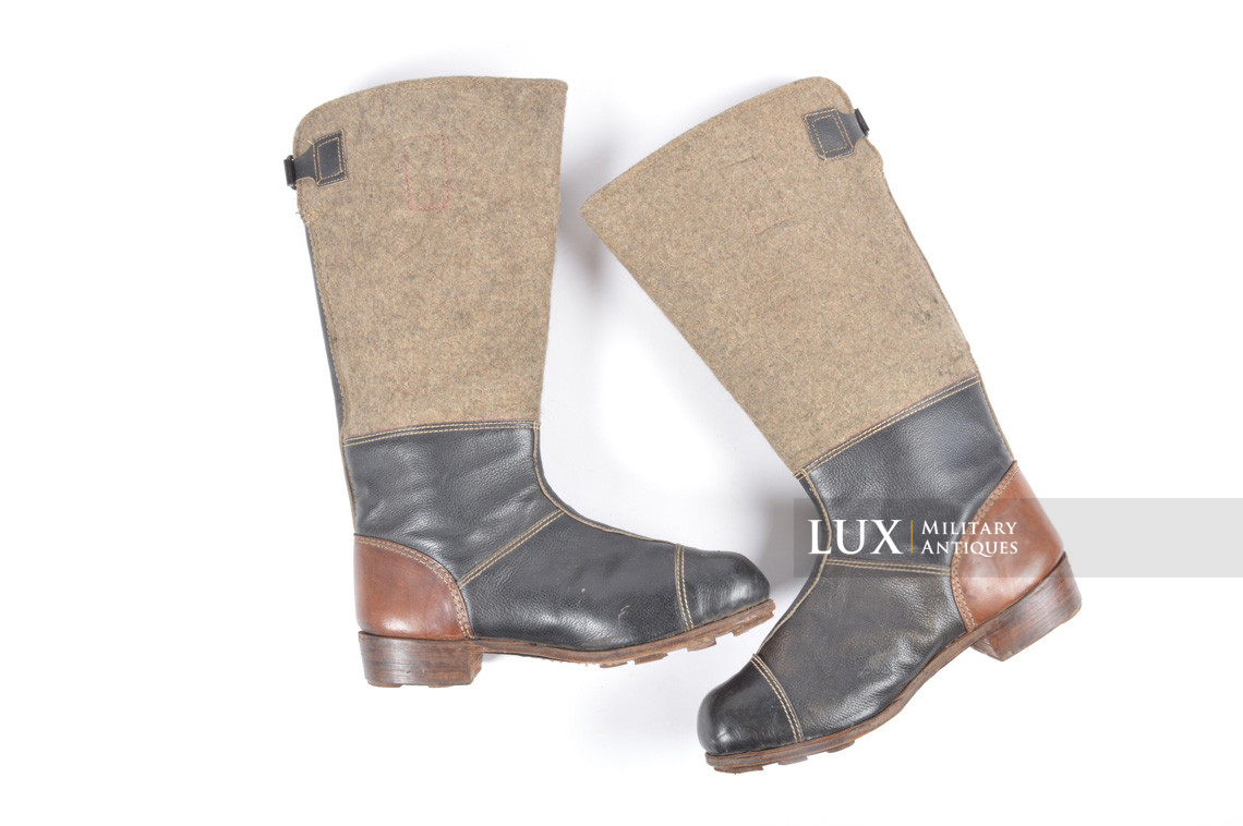 German late-war brown winter combat boots, « RBNr » - photo 7
