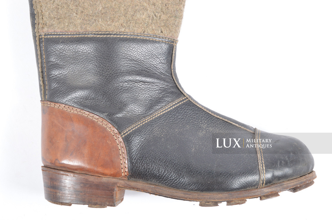 German late-war brown winter combat boots, « RBNr » - photo 10