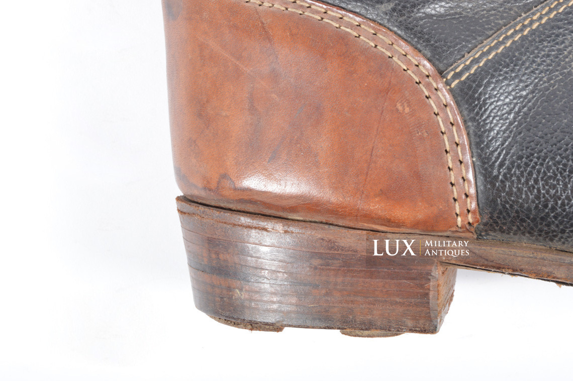German late-war brown winter combat boots, « RBNr » - photo 11