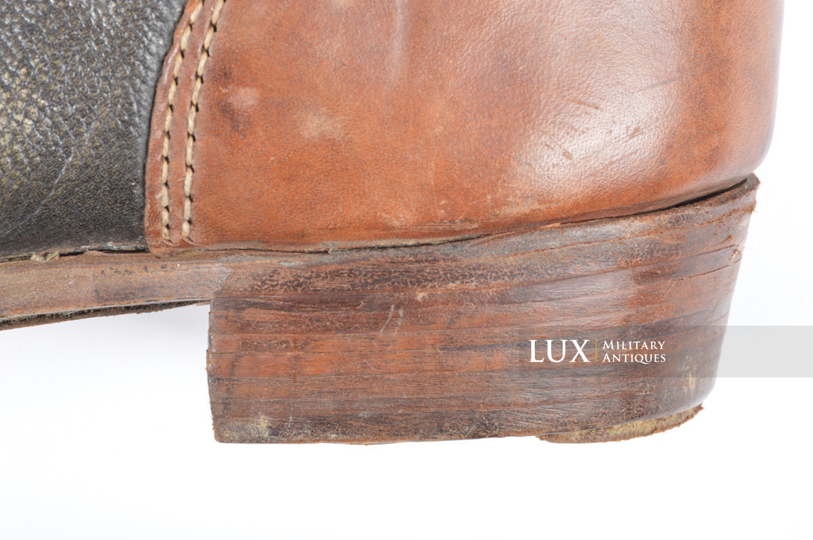 German late-war brown winter combat boots, « RBNr » - photo 16