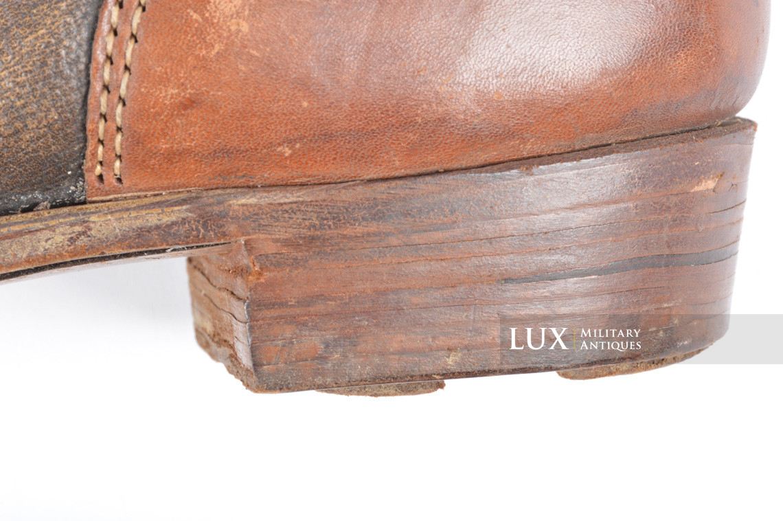 German late-war brown winter combat boots, « RBNr » - photo 26