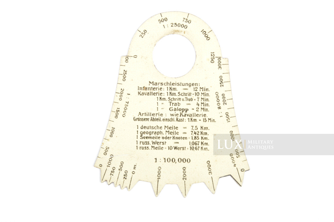 Instrument de mesure de distance sur carte « Marschleistungen » - photo 4