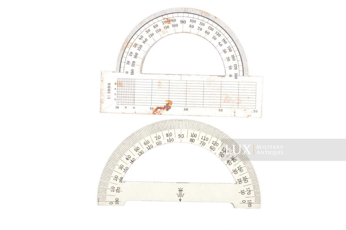 German map measuring protractors, « stamped steel » - photo 4