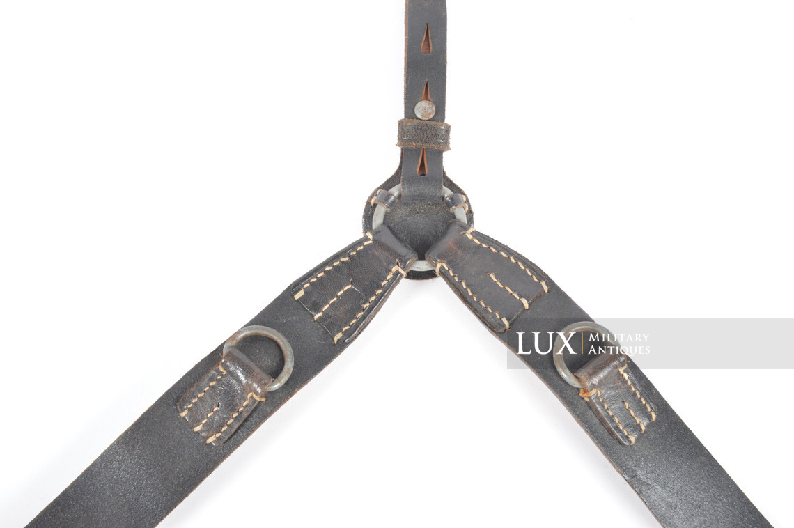 German early-war leather combat y-straps, « 1940 » - photo 10